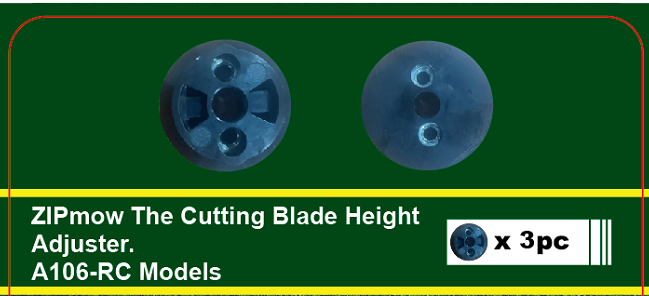 ZIPmow - 3 EXTRA Cutting Blade Mounts