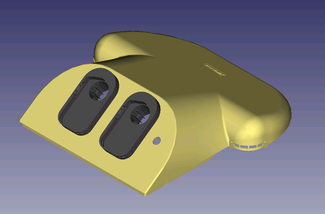 ZIPmow Top Cover with Battery Mounts